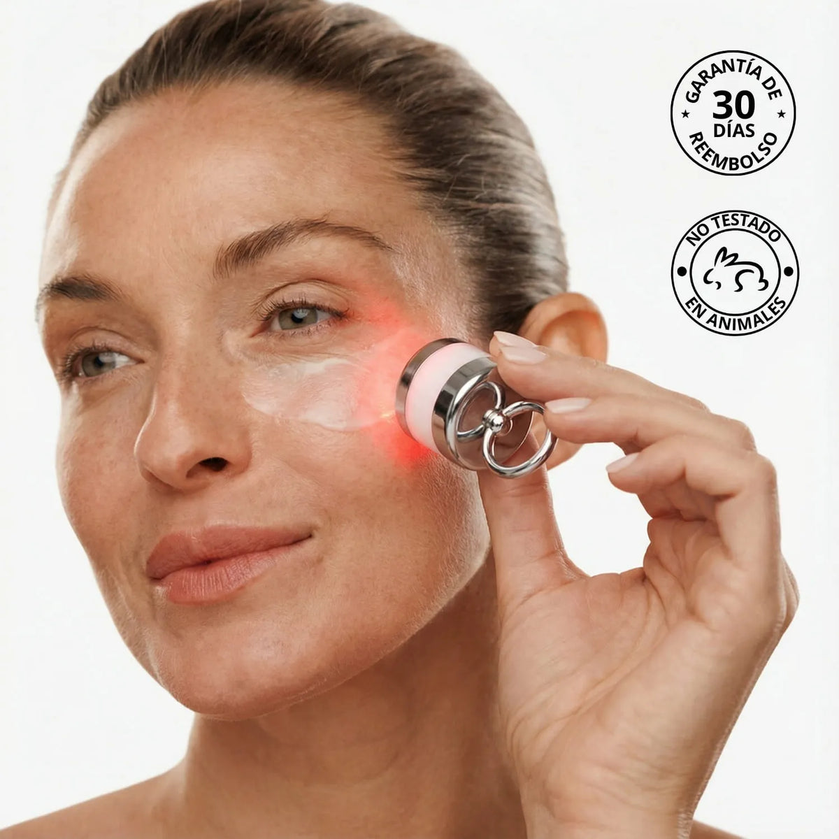 Crema a luce rossa per il contorno occhi