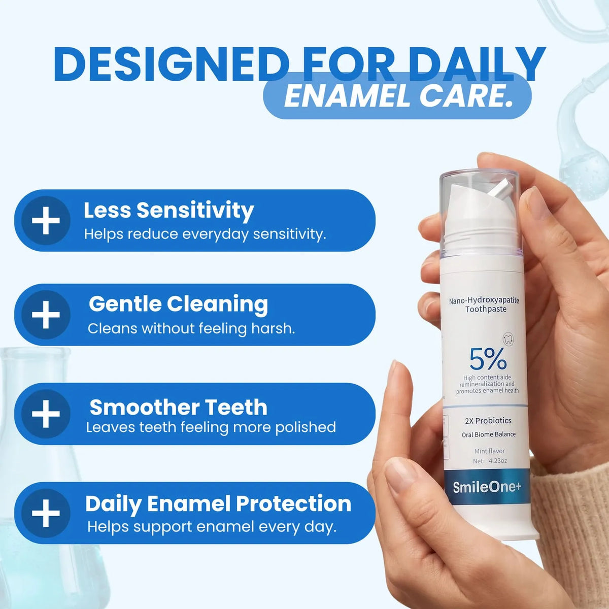 Hydroxyapatite Toothpaste for Sensitive Teeth